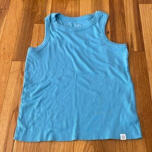 T&B Girl’s Blue Ribbed Tank Top Size L